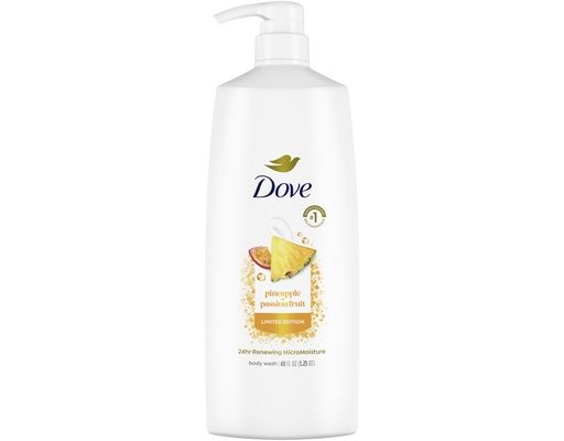 Body Wash Pineapple & Passionfruit, 40 oz. Dove