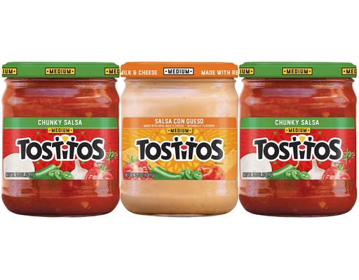 Medium Dips, Variety Pack, 15.5 oz (3-pk) Tostitos