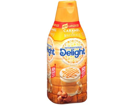 Caramel Macchiato Gourmet Coffee Creamer, 48 oz. International Delight