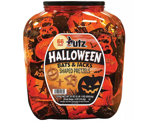 Halloween Pretzel Barrel, 66 ct. Utz