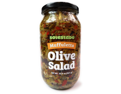 Muffuletta Olive Salad, 33.9 oz Solestado