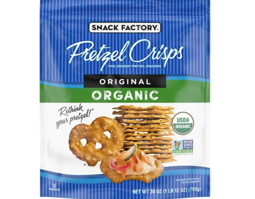 Pretzel Crisps, Original, 28 oz Snack Factory