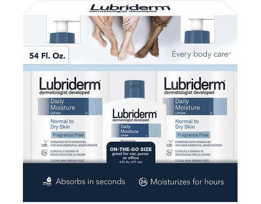Daily Moisture Lotion, Variety Pack, 54 fl oz Lubriderm