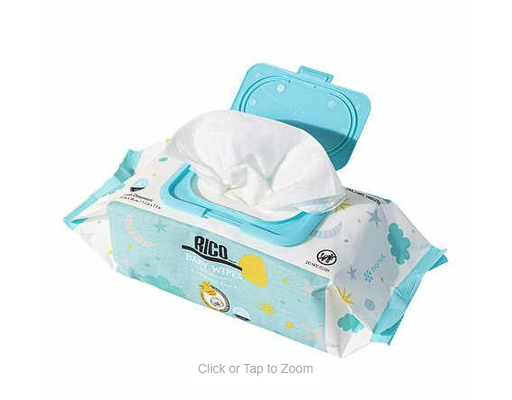 Baby Wipes, Fragrance Free, 80 ct Rico