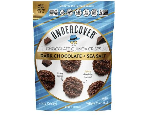 Quinoa Crisps, Dark Chocolate, 15.3 oz Undercover
