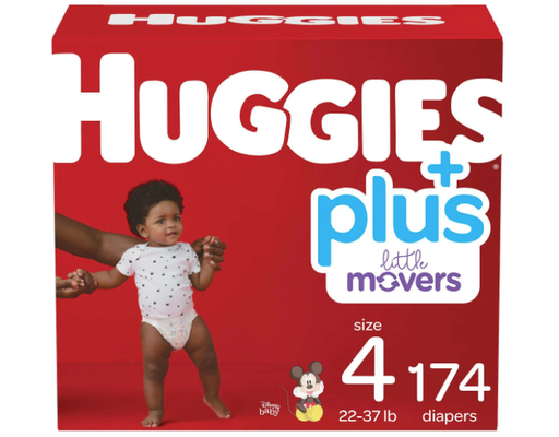 Overnites Nighttime Diapers, Size 4, 144 ct Huggies