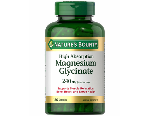 Magnesium Glycinate 240mg Capsules, 180 ct Nature's Bounty