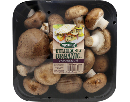 Organic Crimini Mushrooms, 24 oz Montgomery Mushrooms
