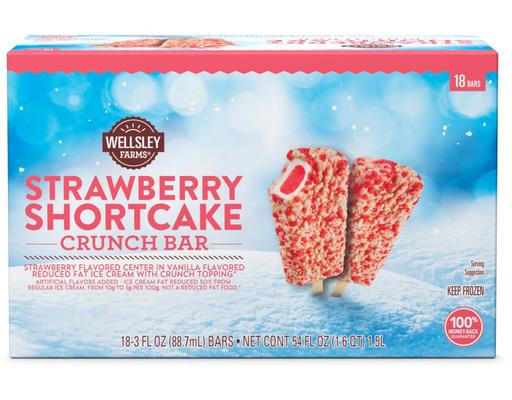Strawberry Shortcake Bar, 18 count Wellsley Farms