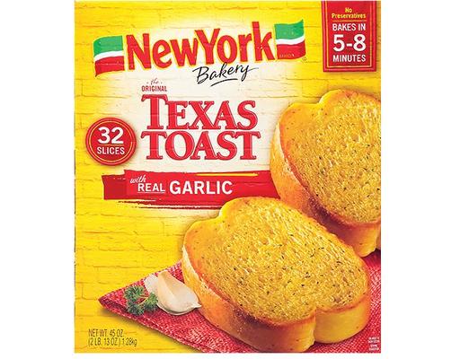 The Original Texas Toast with Real Garlic, 32 count New York Bakery