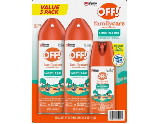 Family Care Smooth & Dry Bug Spray OFF!