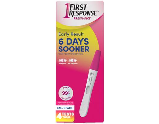 Pregnancy Test Kit, 4 count First Response