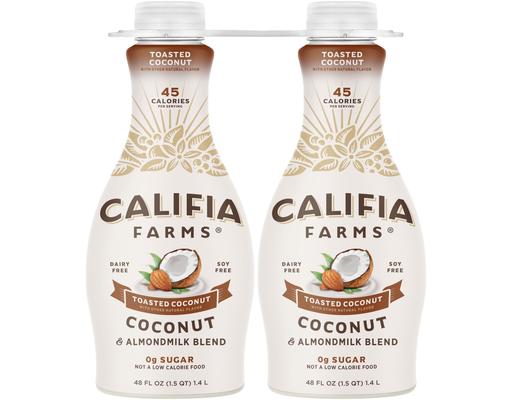 Toasted Coconut Almond Milk, 48 fl. oz., 2 pack Califia Farms