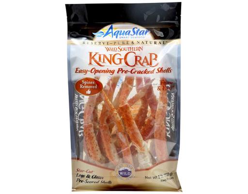 Wild Southern King Crab Legs and Claws, Frozen, 2 lbs. Aqua Star