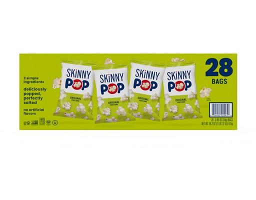 Original Popcorn Snack Bags, 0.65 oz., 28 pack SkinnyPop