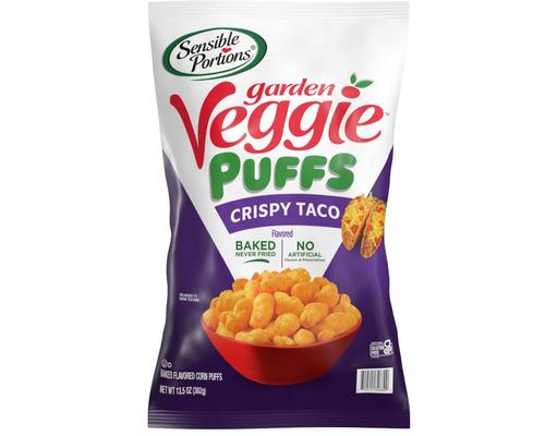 Garden Veggie Taco Puffs, 13.5 oz. Sensible Portions