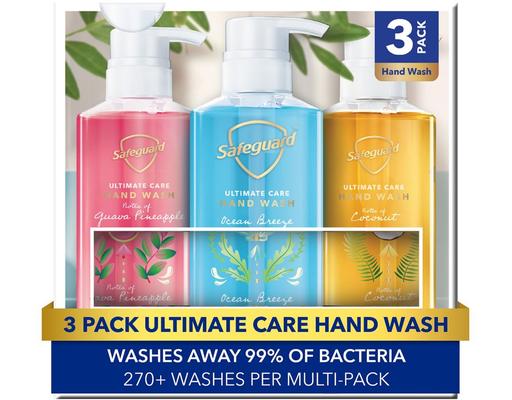 Ultimate Care Hand Wash, Variety Pack, 15.5 fl. oz., 3 pack Safeguard