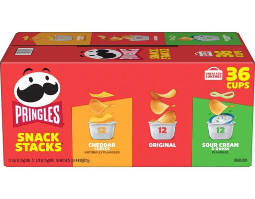 Pringles Mingles and Singles Snack Variety Pack, 36 count