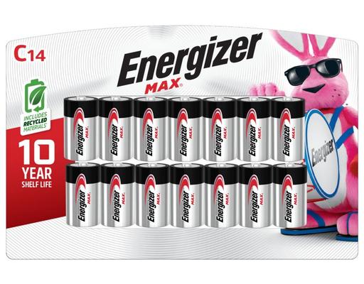 MAX C Alkaline Batteries, 14 pack Energizer