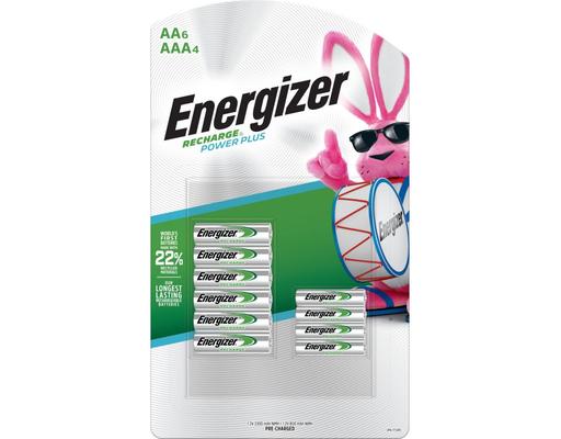 Recharge Power Plus AA & AAA, 10 pack Energizer