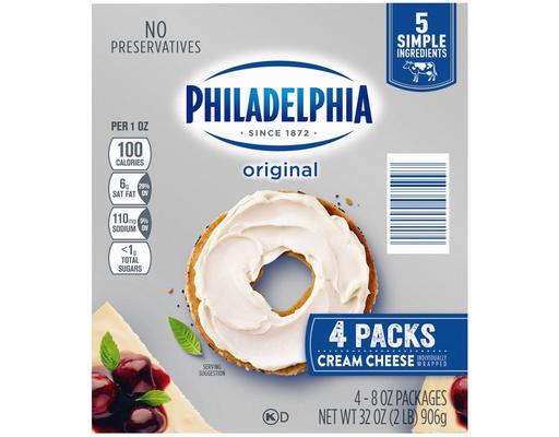 Original Cream Cheese Blocks, 8 oz., 4 pack Philadelphia