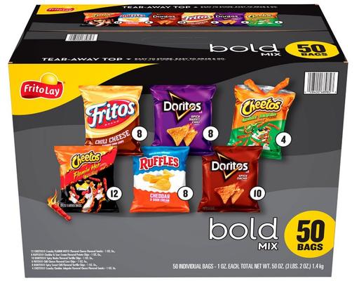 Bold Mix, Variety Pack Chips, 50 pack Frito-Lay