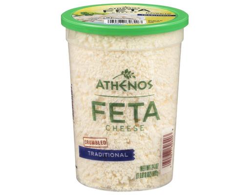 Crumbled Traditional Feta Cheese (24 oz.) Athenos