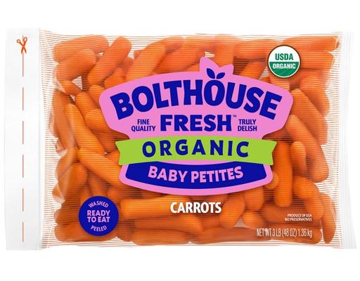 Organic Sweet Petite Baby Carrots, 3 lbs. Bolthhouse