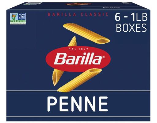 Penne Pasta 16 oz., 6 pack Barilla