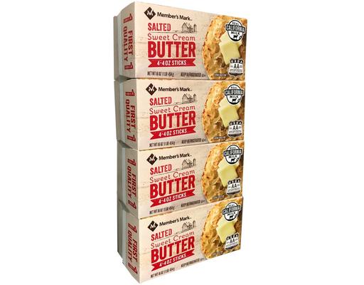 Salted Sweet Cream Butter 4 lbs. Member's Mark