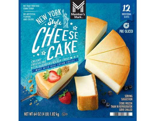 9" New York Style Cheesecake, Frozen, 12 slices Member's Mark