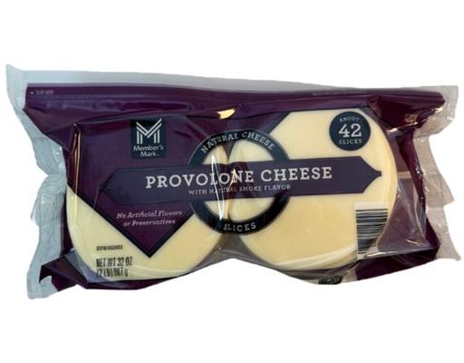Smoked Provolone Cheese Slices, 2 lb. Member's Mark