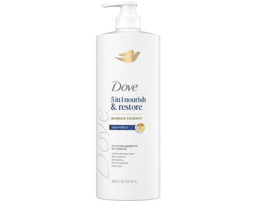 Nourish & Restore 5-in-1 Damage Therapy Shampoo, 33.8 fl. oz. Dove