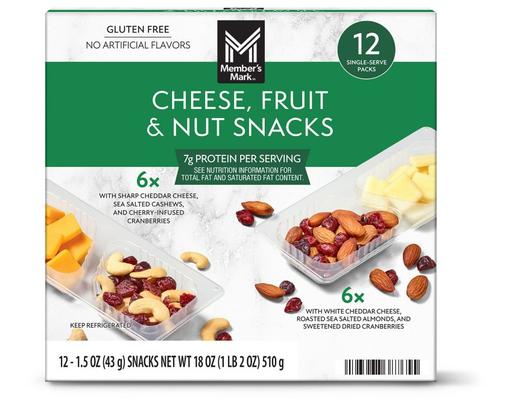 Cheese, Fruit and Nut Snacks, 12 pack Member's Mark
