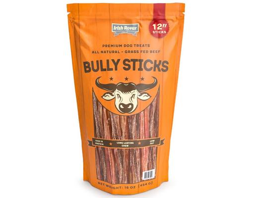 Irish Rover Beef Bully Sticks, 12 Inch, 16 oz. Irish Rover