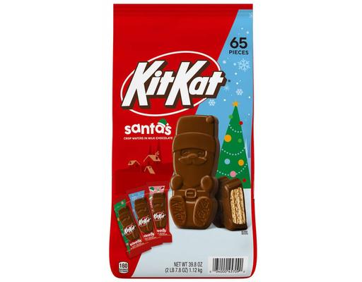 Kit Kat Santas, 65 ct Hershey`s
