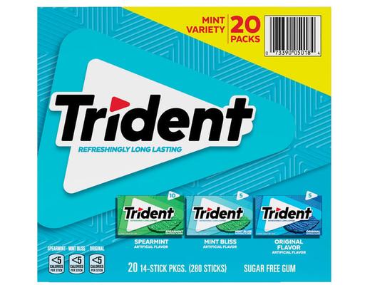 Mint Variety Pack, 20-count Trident