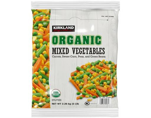 Organic Mixed Vegetables, 80 oz Kirkland Signature
