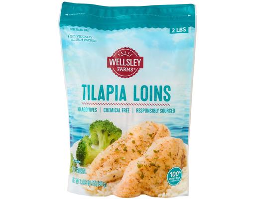Tilapia Loins, 2 lbs. Wellsley Farms
