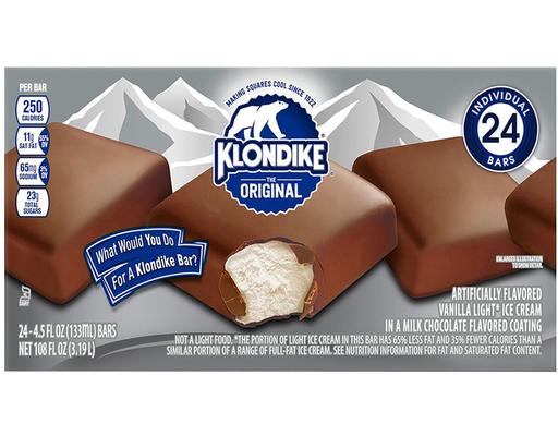 Original Ice Cream Bars, 24 count Klondike