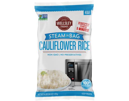 Cauliflower Rice, 4 lbs. Wellsley Farms