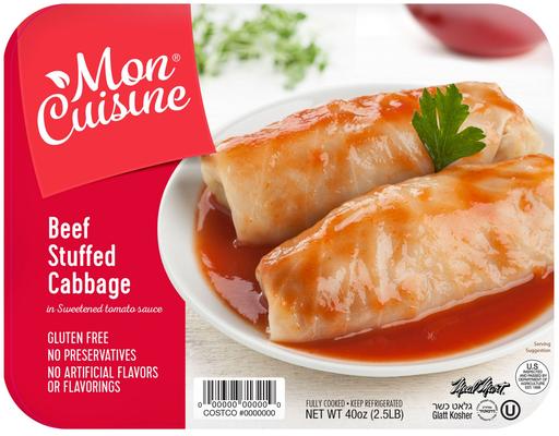 NY Kosher Beef Stuffed Cabbage, 40 oz. Mon Cuisine