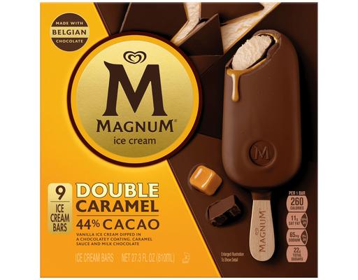Double Caramel Bars, 9 count Magnum