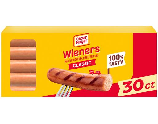 Classic Wieners Hot Dogs, 30 count Oscar Mayer