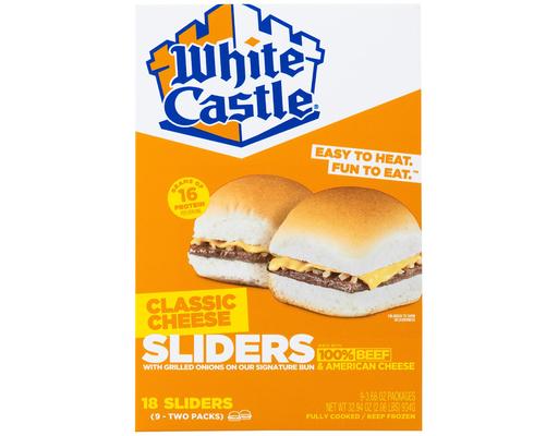 Classic Cheeseburger Sliders, 18 count White Castle