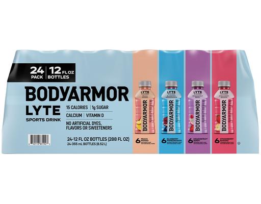 LYTE Sports Drink, Variety Pack, 12 oz., 24 pack Bodyarmor