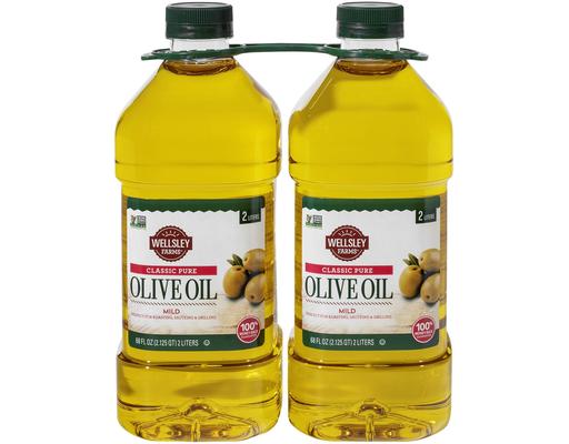 Classic Pure Olive Oil, 68 fl oz, 2 pack Wellsley Farms