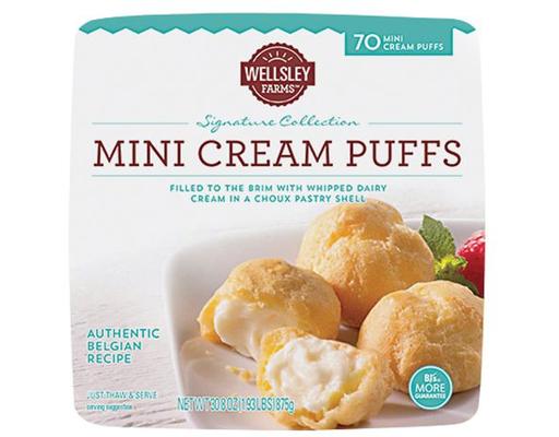 Mini Cream Puffs, 70 count Wellsley Farms