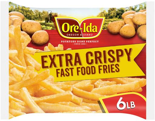 Extra Crispy Fast Food French Fries, 6 lbs. Ore-Ida