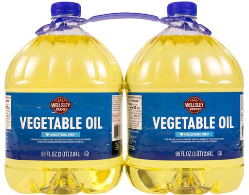 Vegetable Oil, 96 fl. oz., 2 pack Wellsley Farms